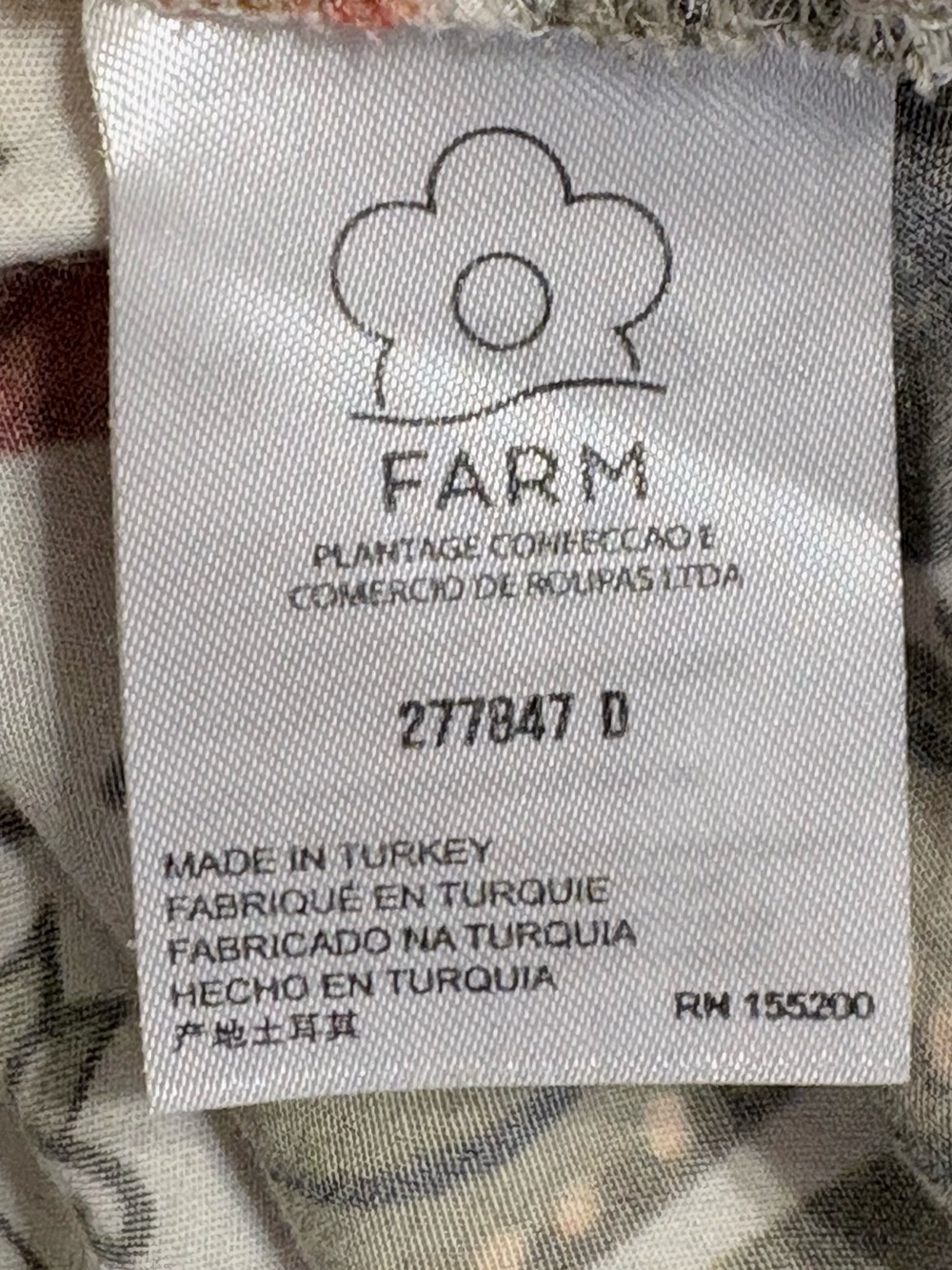 FARM Rio Halter Maxi Dress Floral Pattern Large - Picture 8 of 9